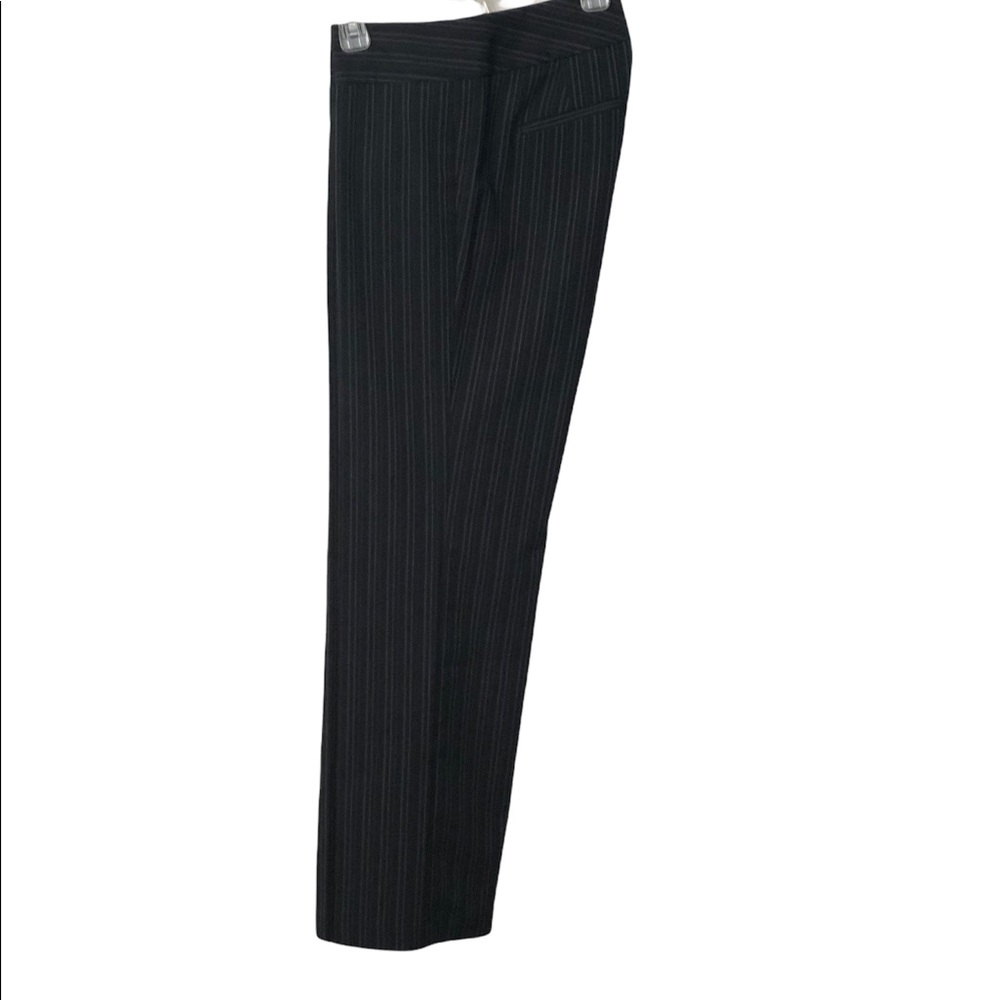 Dockers Womens Black Pinstripe Mid-rise Curvy Pants Size 8 - Picture 4 of 14
